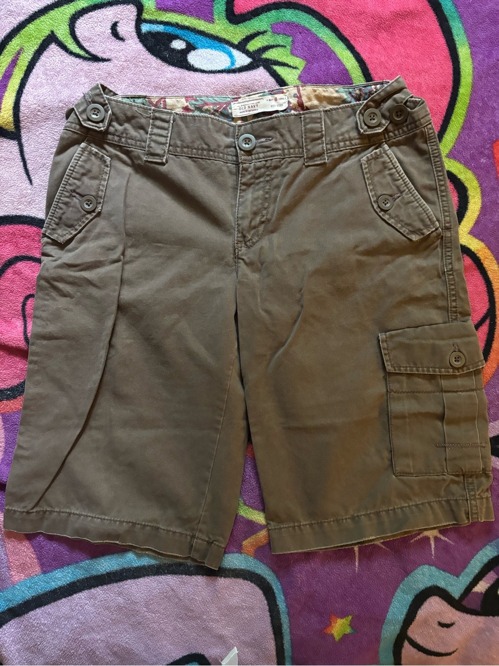5 for 20 💵 old navy mid rise adjustable shorts